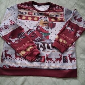 M&M'S Festive Red and White Sweatshirt